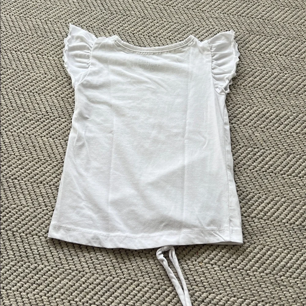 Rae Dunn White 'Mama's Girl' Ruffle Sleeve Tee